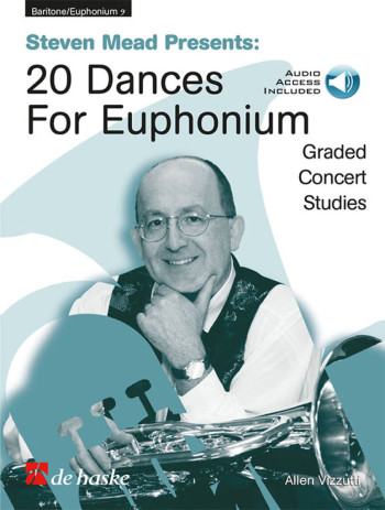 20 Dances For Euphonium Bass Clef: Studies:  Book & Audio (Steven Mead)