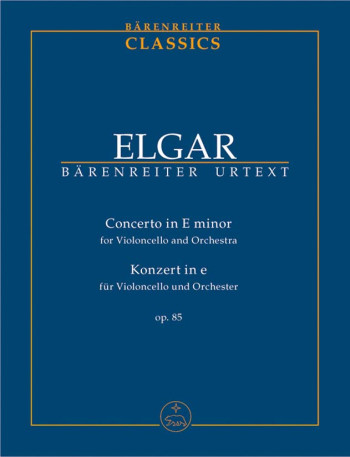 Cello Concerto: E Minor Study score (Barenreiter)