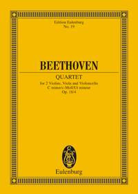 String Quartet: C Minor: Miniature Score