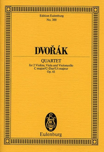 String Quartet: E Major: Miniature Score