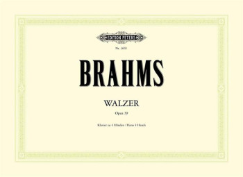 Waltzes: Op39: Piano 4 Hands
