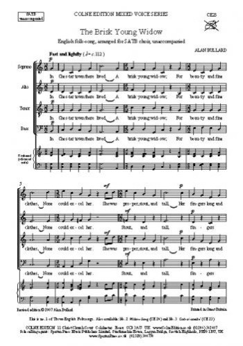 The Brisk Young Widow: SATB
