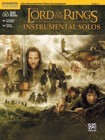Lord Of The Rings: Trilogy:  Instrumental Solos: Cello: Book & Audio