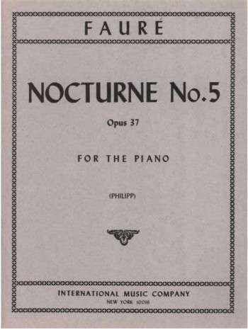 Nocturne No.5 Bb Major Op.37: Piano (International)
