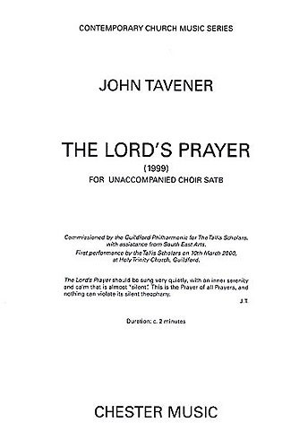 Lords Prayer (1999): Vocal: SATB
