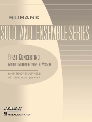 First Concertino For Tenor Saxophone and Piano