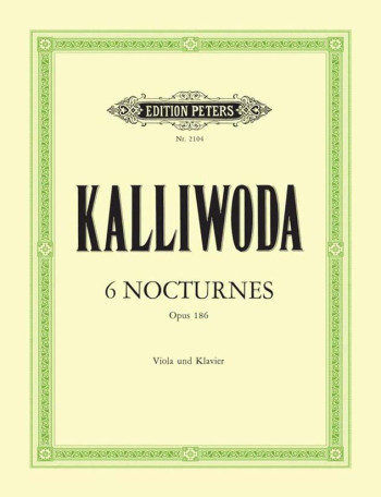 6 Nocturnes: Op186: Viola and Piano (Peters)