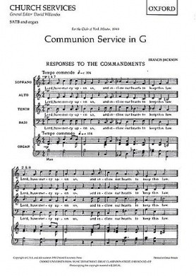 Communion Service: G: Satb And Organ (OUP)