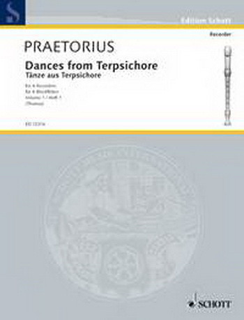 Dances From Terpsichore: 4 Recorders: Vol1