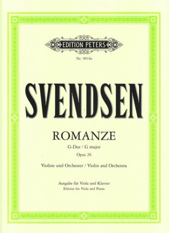 Romance In G Op.26: Viola & Piano (Peters)