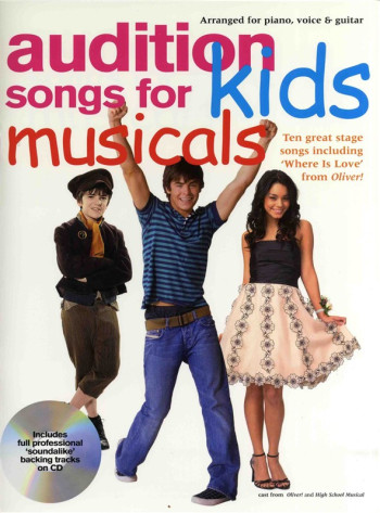 Audition Songs For Kids Musical: Book & Cd