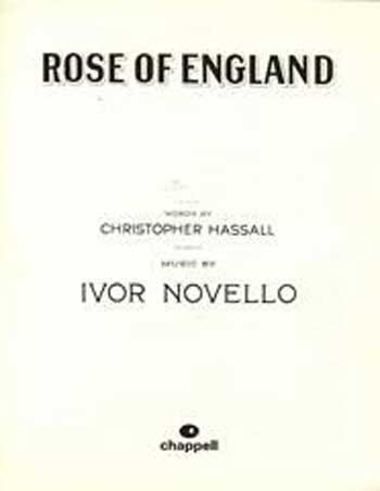 Rose Of England: Vocal (archive Copy)