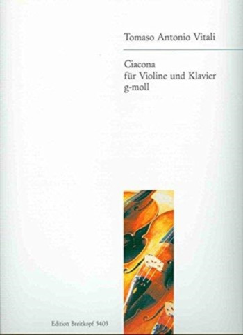 Chaconne G Minor: Violin Solo (Breitkopf)