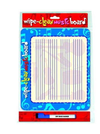 Wipe Clean Music Board: Landscape: Board and Pen