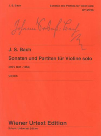 Sonatas and Partitas For  Violin Solo: Bwv1001-1006 (Wiener Urtext)