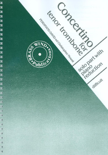 Concertino Op.4: Trombone  TC & BC (Alto) & Piano (Brasswind)