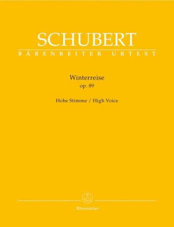 Winter Journey The: Op89 (Die Winterreise): High Voice and Piano: (Barenreiter)