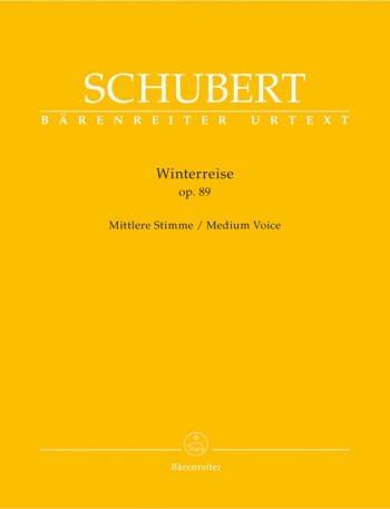 Winter Journey The: Op89 (Die Winterreise): Medium Voice and Piano: Urtext (Barenreiter)