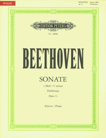 Piano Sonata C Minor Op13: Pathetique:  Piano (Peters)