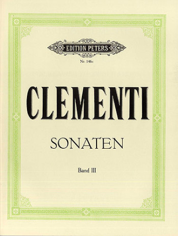 Sonatas Selected Vol.3: Piano (Peters)