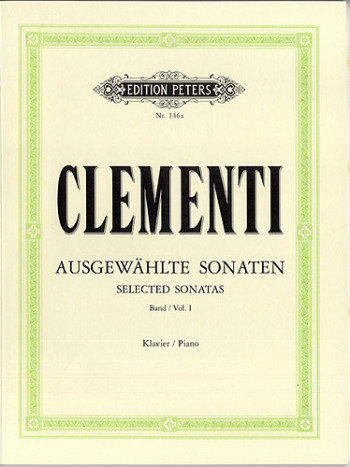Sonatas Selected Vol 1: Piano (Peters)
