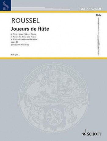 Joueurs De Flute: 4 Pieces For Flute and Piano (Schott)