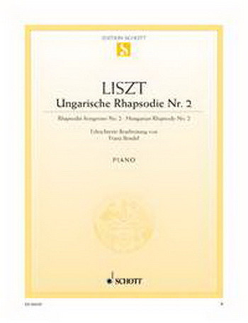Hungarian Rhapsody: Easy Piano: Piano (Schott Ed)