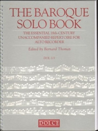 Baroque Solo Book: Treble Recorder (DOL111) (thomas)