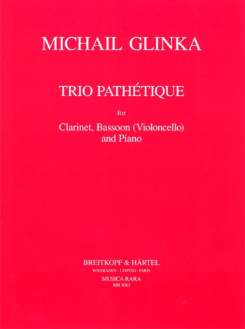 Trio Pathetique:  Piano Trio: Clarinet , Bassoon And Piano (Breitkopf)