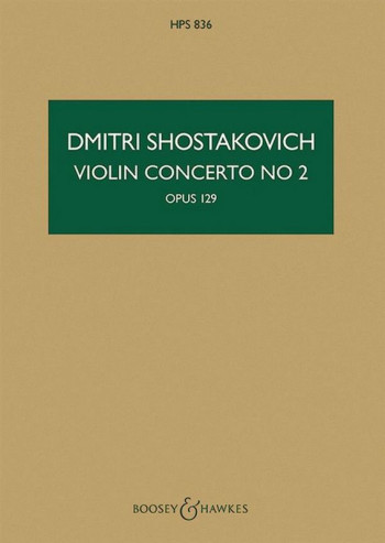 Violin Concerto 2 Op.129: Miniature Score (B&H)