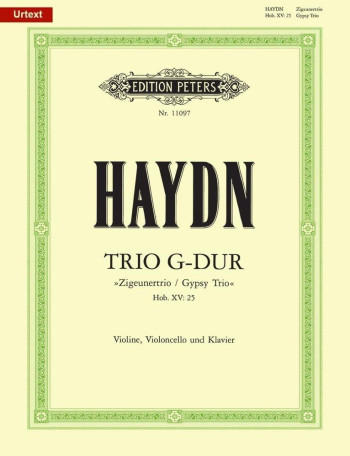 Piano Trio Gypsy Trio in G Hob XV/25: Score & Parts (Peters)