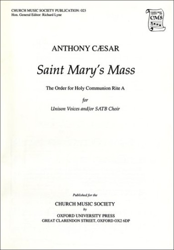 St Marys Mass:  Vocal Score SATB (OUP)