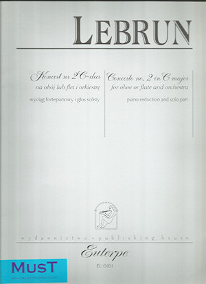 Concerto No2 in C Major: Flute & Piano (Peters)