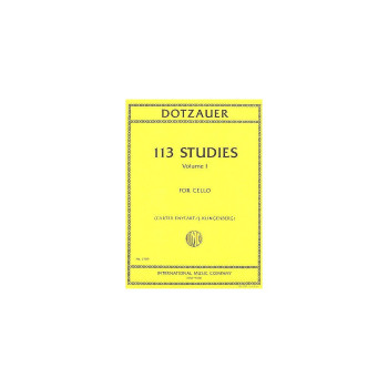 113 Studies Book 1 (no1-34 ) Cello Solo (International)