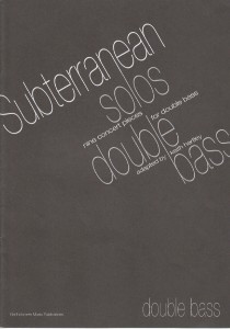 Subterranean Solos: Double Bass Part (Bartholomew)