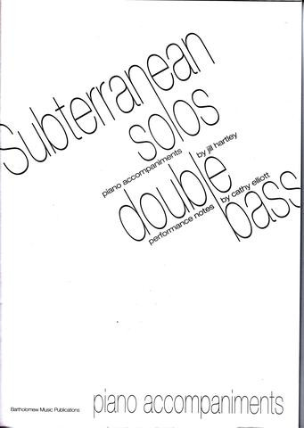 Subterranean Solos: Piano Accompaniment