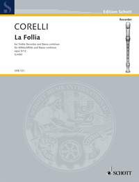 La Folia: Op5: 12: Treble Recorder & Piano