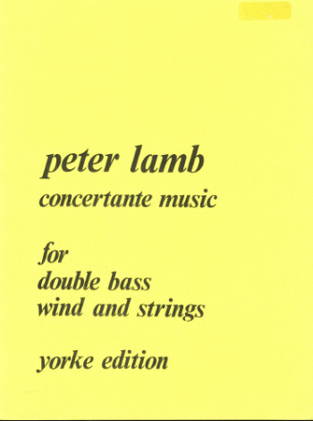 Concertante Music: Double Bass (Yorke)