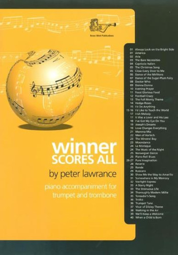 Winner Scores All: Trumpet & Trombone Piano Accompaniment