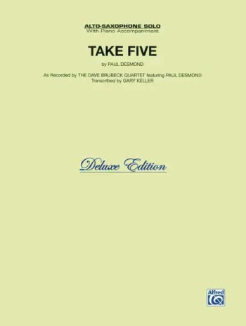 Take Five: Alto Saxophone With Piano Accompaniment Sheet