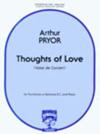 Thoughts Of Love: Trombone Or Baritone Bass Clef And Piano