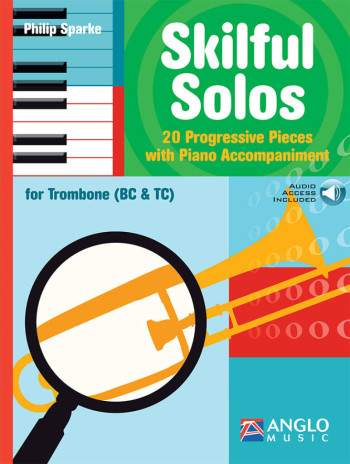 Skilful Solos: Trombone (Bass Clef And Treble Clef) Book & Audio (sparke)