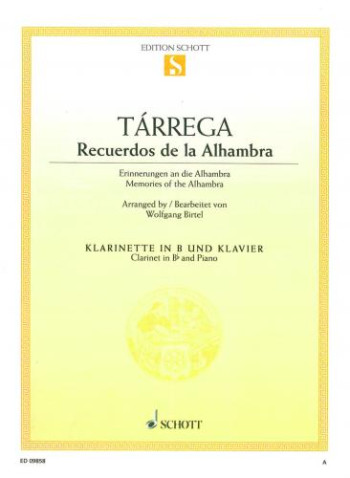 Memories Of Alhambra: Clarinet & Piano