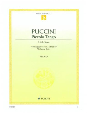 Piccolo Tango: A Little Tango: Piano (Schott Ed)
