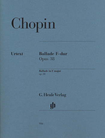 Ballade F Major Op.38: Piano (Henle)