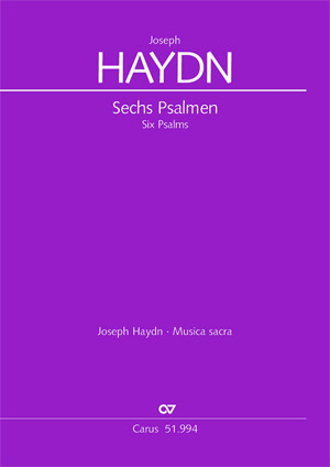 Six Psalms: Vocal Score