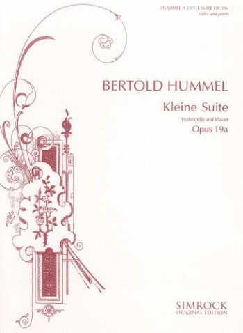 Kleine Suite: Op 19a: Cello