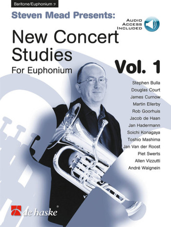 New Concert Studies 1: Euphonium: Bass Clef: Book & Audio