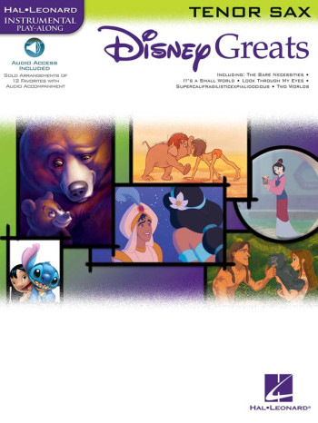 Disney Greats: Tenor Saxophone: Book & Audio