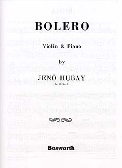 Bolero: Violin & Piano (Bosworth)